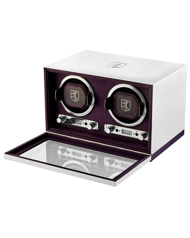 Silver Double Watch Winder