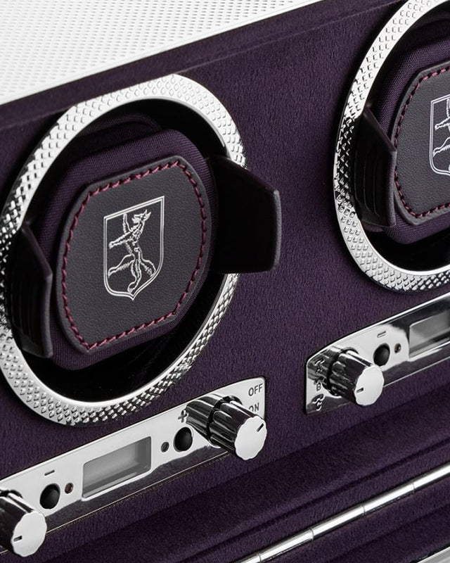 Silver Double Watch Winder