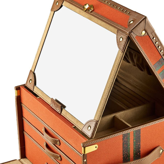 Ida Trunk Jewellery Box Orange