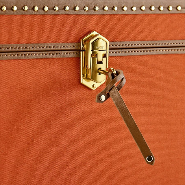 Ida Trunk Jewellery Box Orange