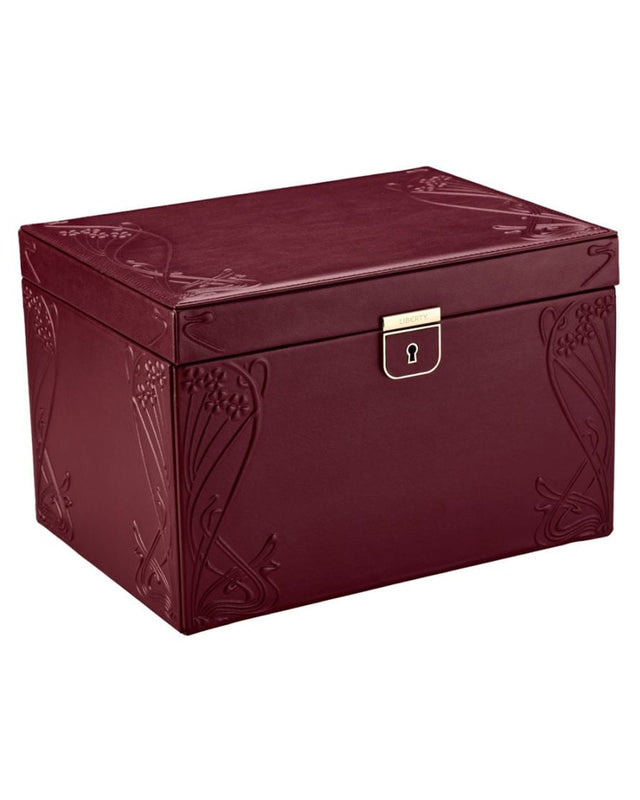 x Liberty Large Jewellery Box - Burgundy