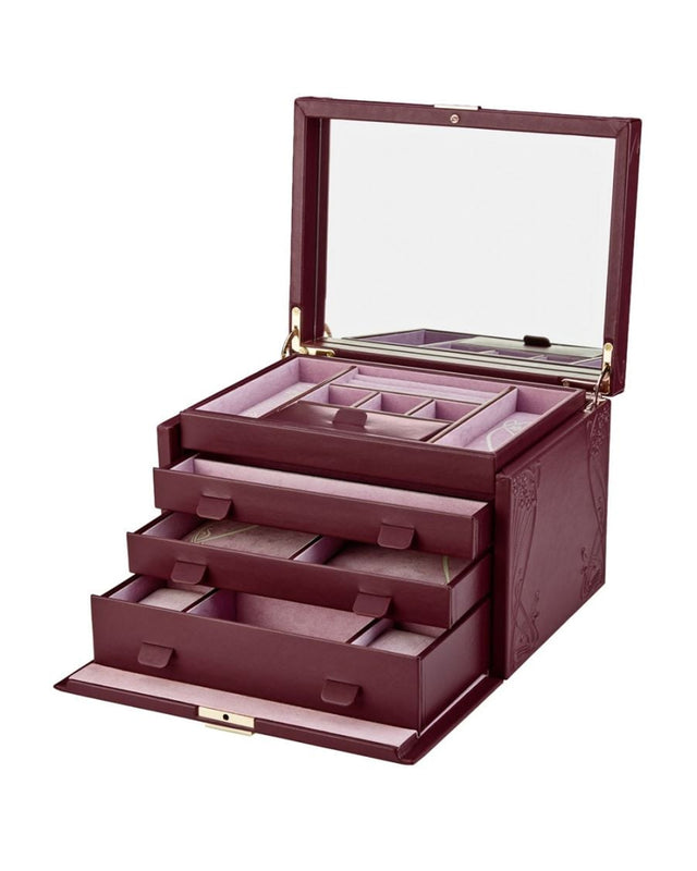 x Liberty Large Jewellery Box - Burgundy