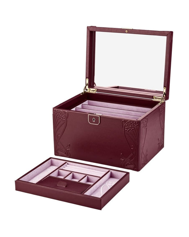 x Liberty Large Jewellery Box - Burgundy
