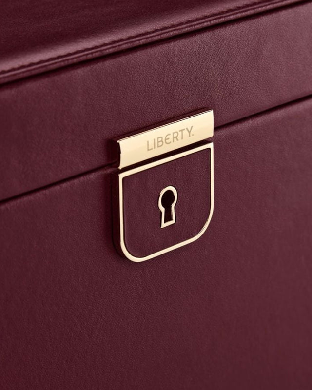 x Liberty Large Jewellery Box - Burgundy