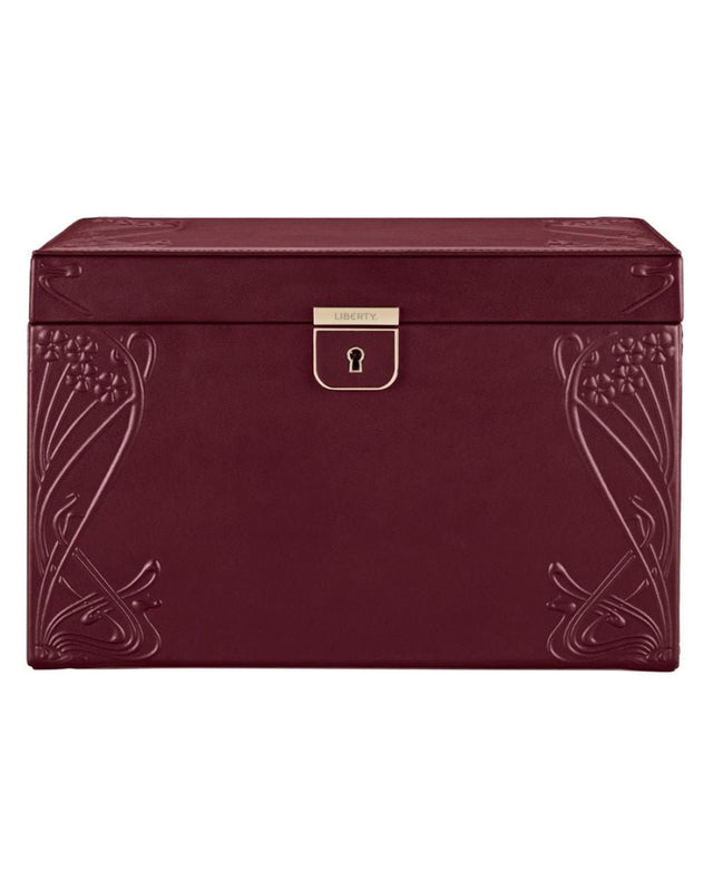x Liberty Large Jewellery Box - Burgundy