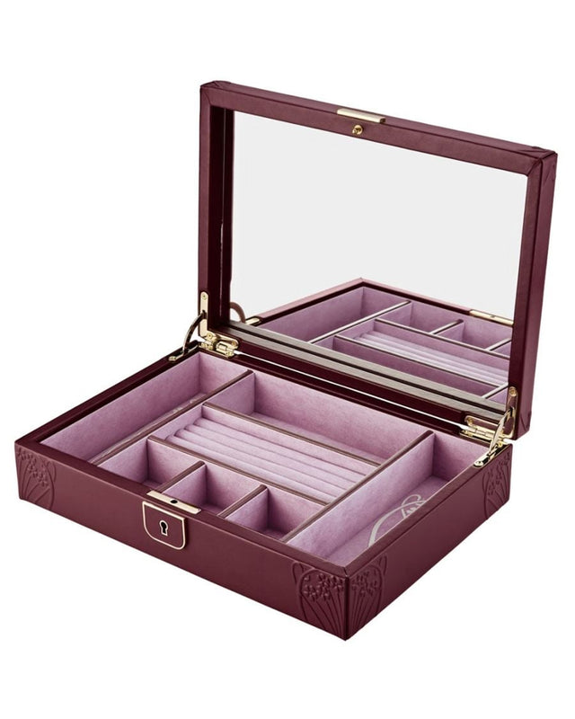 x Liberty Medium Jewellery Box - Burgundy