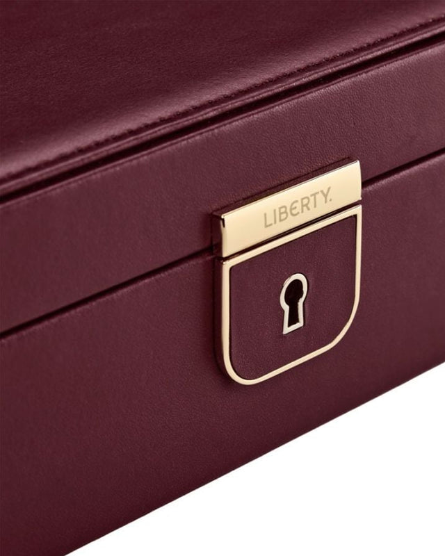 x Liberty Medium Jewellery Box - Burgundy