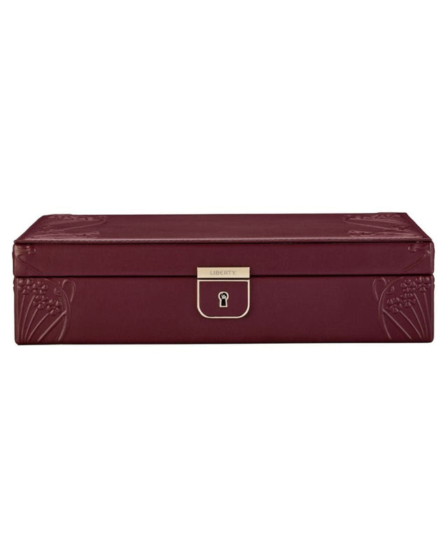 x Liberty Medium Jewellery Box - Burgundy