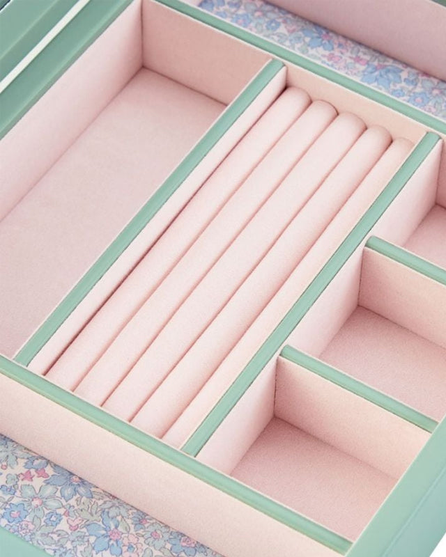 x Liberty Medium Jewellery Box - Sage