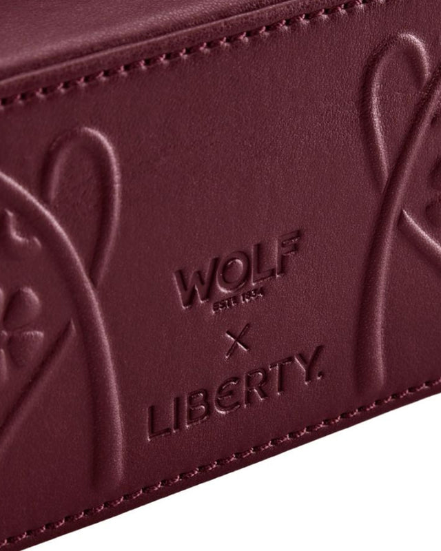 x Liberty Medium Zip Case - Burgundy