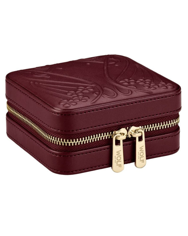 x Liberty Small Travel Zip Case - Burgundy
