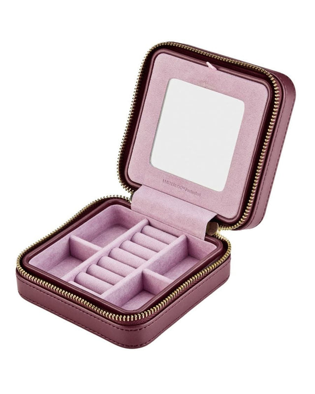 x Liberty Small Travel Zip Case - Burgundy