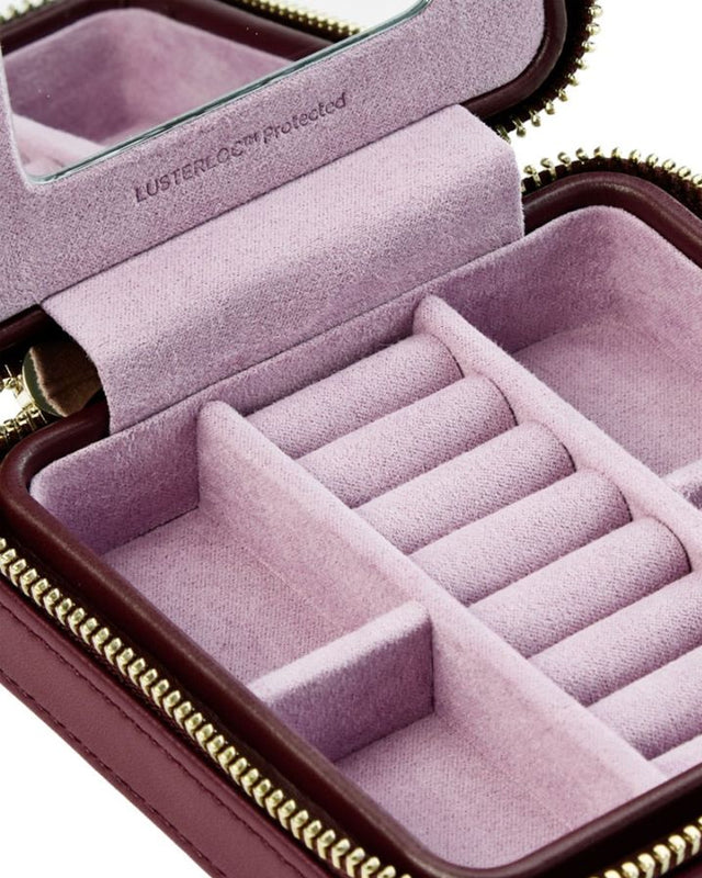 x Liberty Small Travel Zip Case - Burgundy