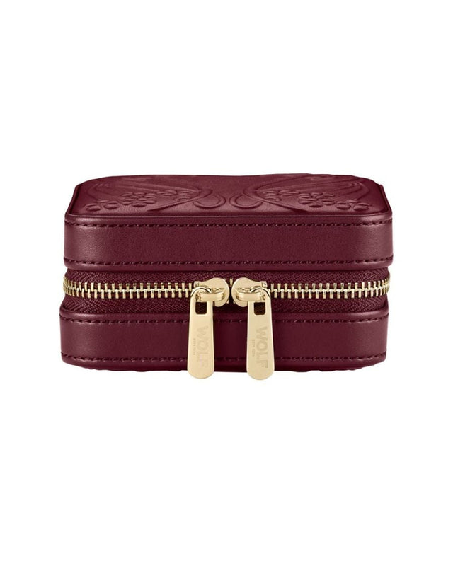 x Liberty Small Travel Zip Case - Burgundy