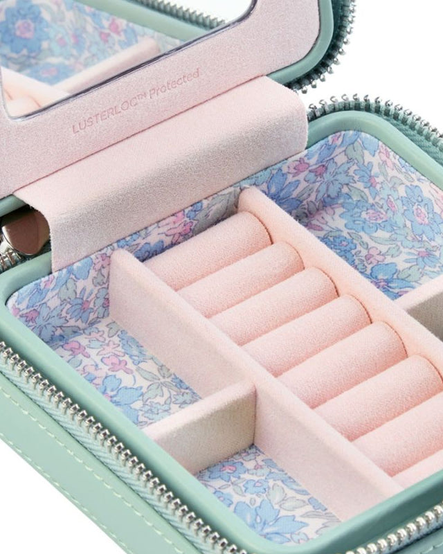 x Liberty Small Travel Zip Case - Sage