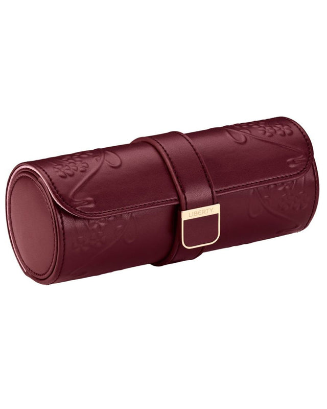 x Liberty Triple Watch Roll - Burgundy