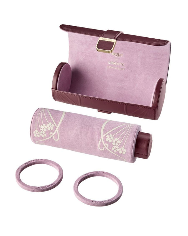 x Liberty Triple Watch Roll - Burgundy