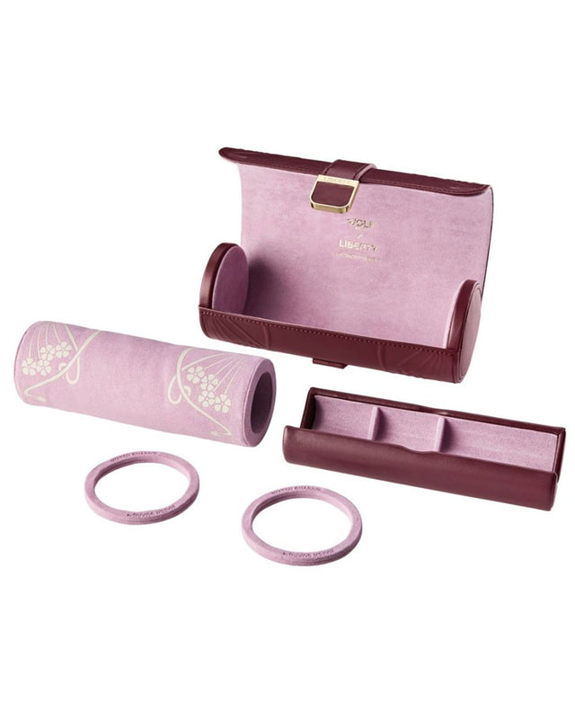 x Liberty Triple Watch Roll - Burgundy