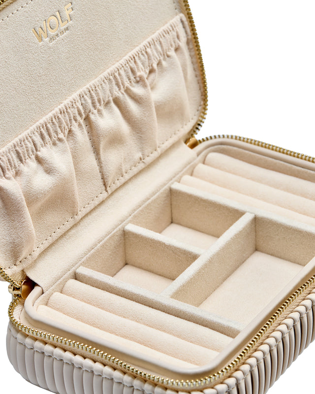 Bella Travel Zip Case Bone