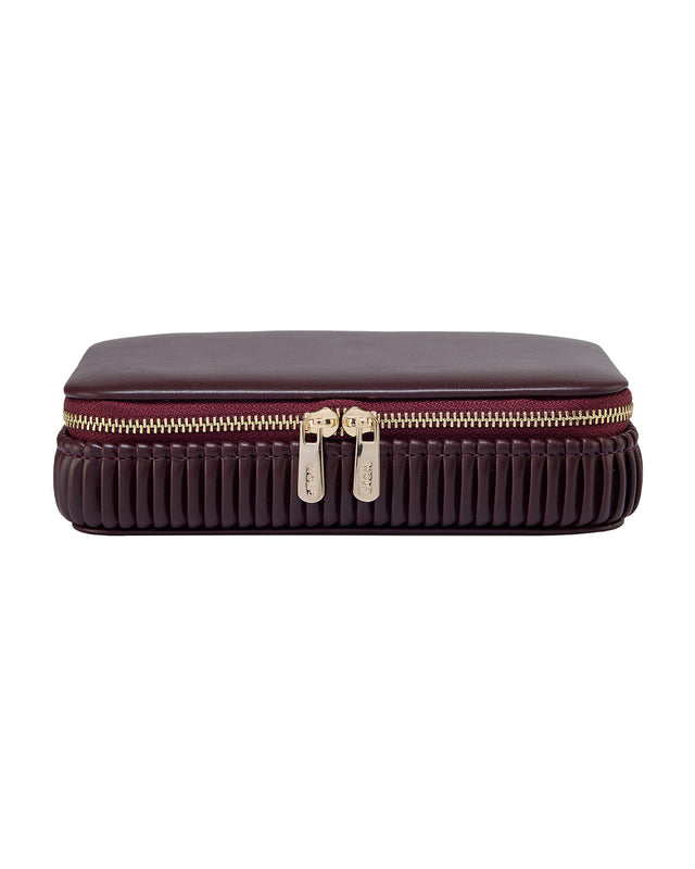 Bella Travel Zip Case Bordeaux