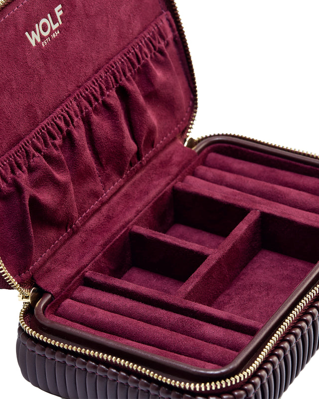Bella Travel Zip Case Bordeaux