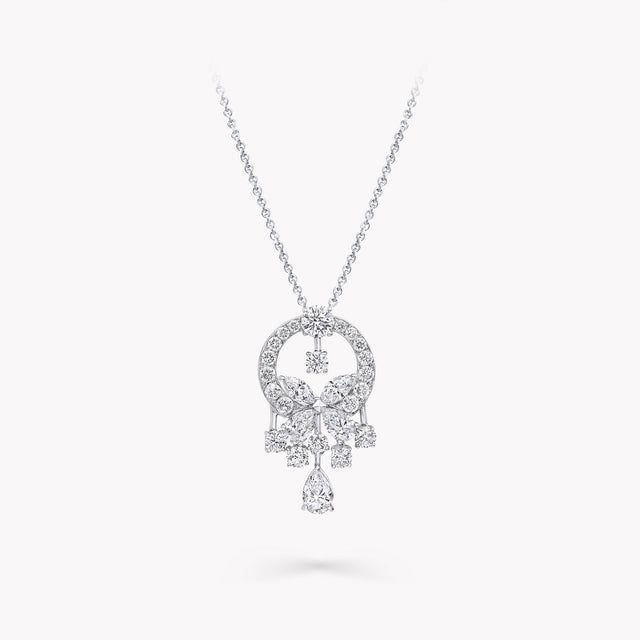 Classic Butterfly Diamond Petite Pendant