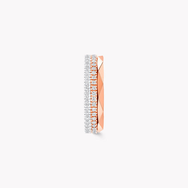 Laurence Graff Signature Three-Row Layered Diamond Ring