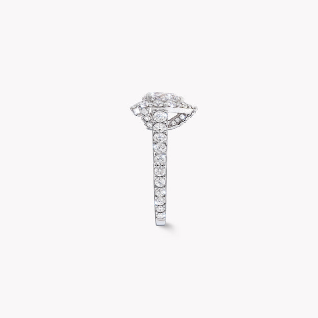 Icon Pear Shape Diamond Engagement Ring