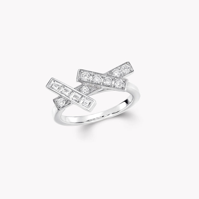 Threads Diamond Mini Ring