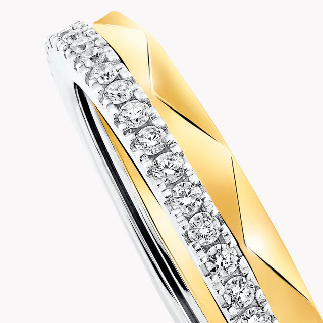 Laurence Graff Signature Diamond and Gold Band