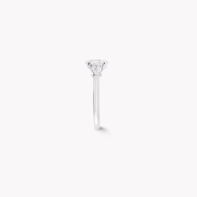 Promise Oval Diamond Engagement Ring