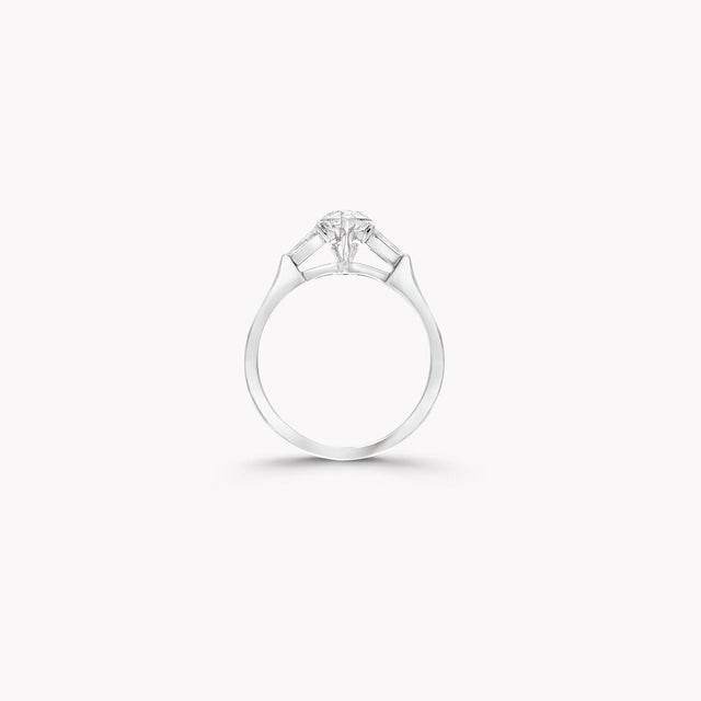 Promise Pear Shape Diamond Engagement Ring