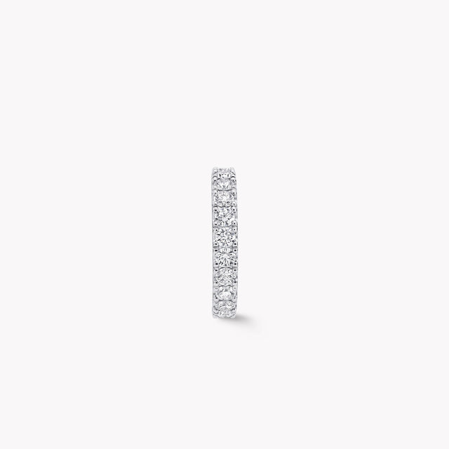 Castle Set Round Diamond Wedding Band
