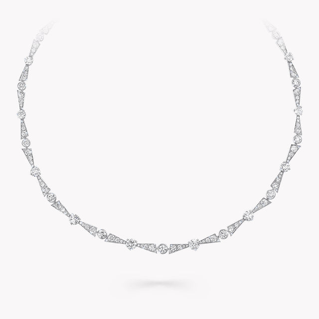 New Dawn Diamond Line Necklace