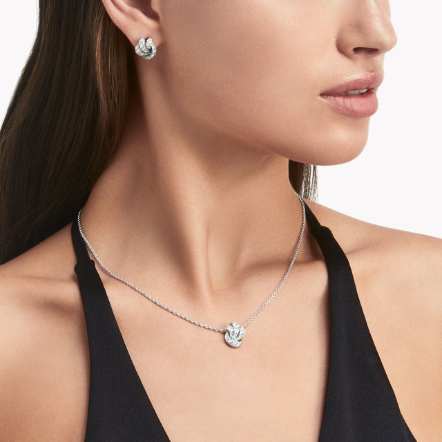 Tilda’s Bow Pavé Diamond Pendant