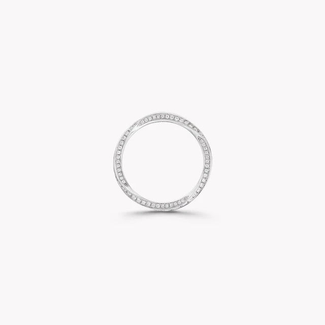Spiral Pavé Diamond Band