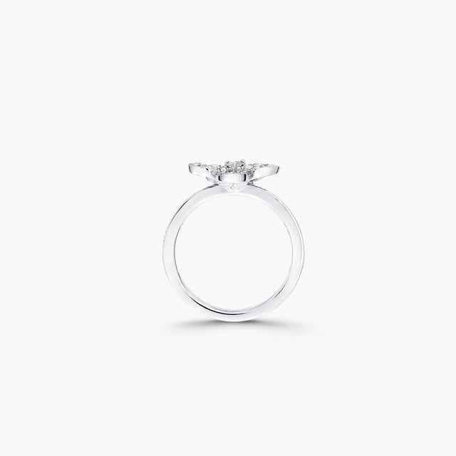 Wild Flower Pavé Diamond Ring