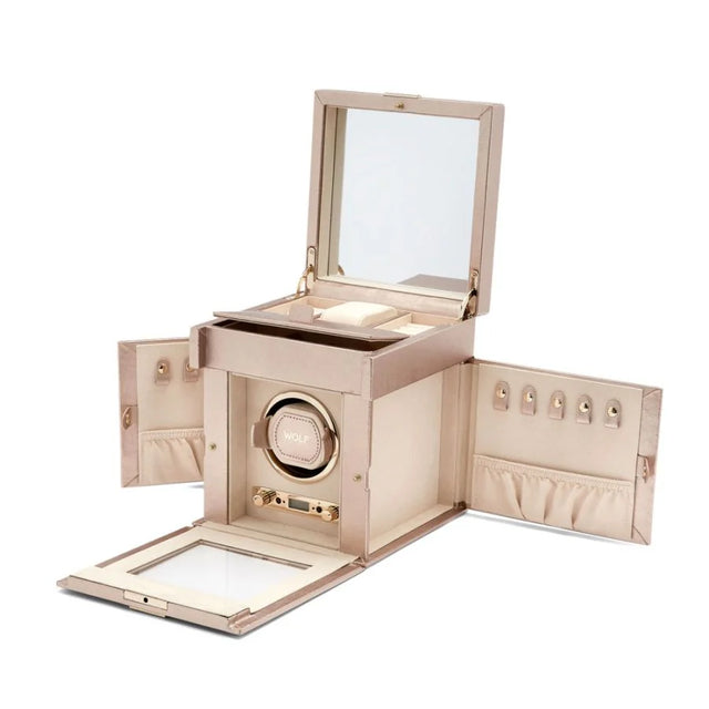 Wolf Palermo Single Watch Winder Rose Gold