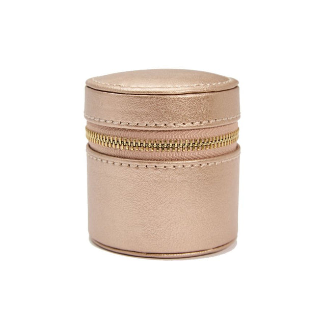 Palermo Double Watch Roll with Jewellery Pouch Rose Gold