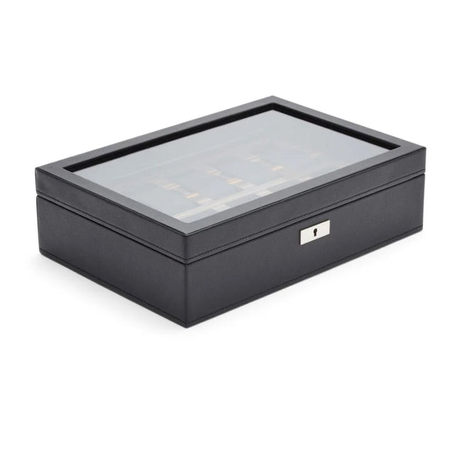 Roadster 10 Pc Watch Box Black