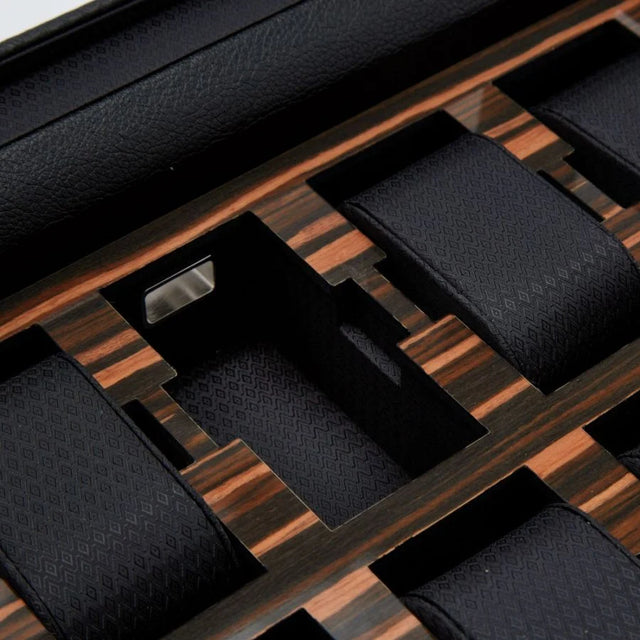Roadster 10 Pc Watch Box Black