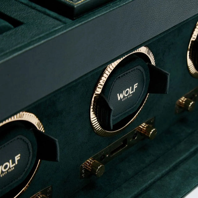 Brit Racing Green Triple Watch Winder