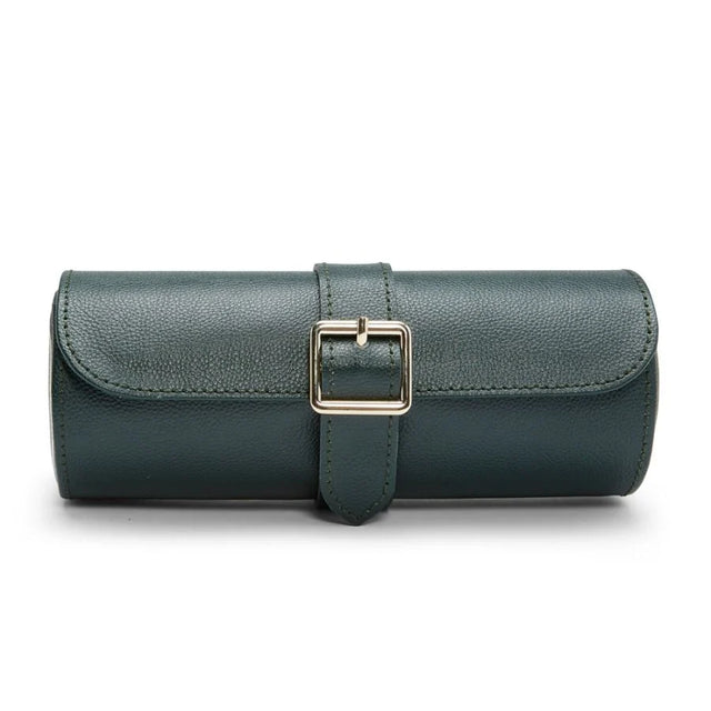 British Racing Green Triple Watch Roll