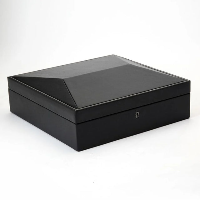 Wolf British Racing 15 Piece Watch Box Black